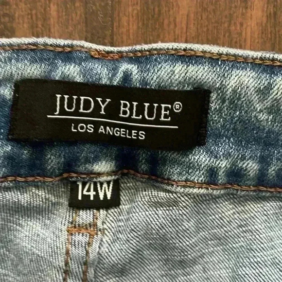 Judy Blue Size 14w Acid Wash Skinny Jeans Style # JB88155 - Picture 3 of 10